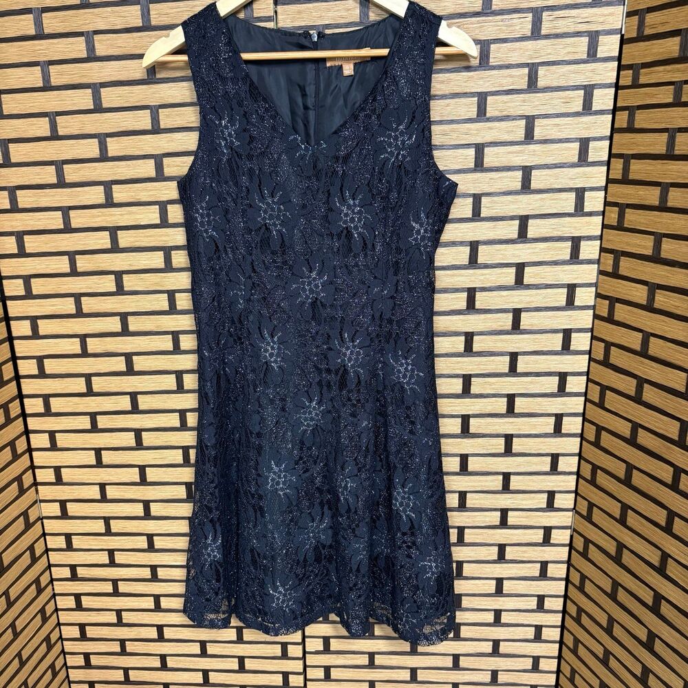 Ellen Tracy Black Lace Dress‎ Size 6